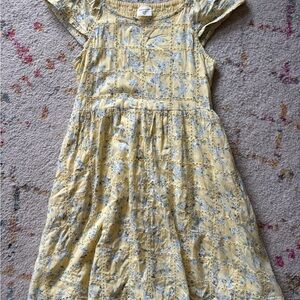 Abercrombie Kids Yellow Floral Dress Sz 11/12
